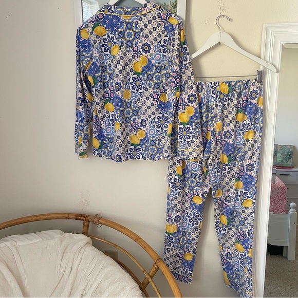 Bed Head PJs Majolica Long Sleeve Top & Pants Jersey Knit Pajama Matching Set - Picture 7 of 7
